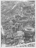 Das zerstörte Ulmer Stadtzentrum 1945