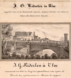 Gasthof zum "Schwarzen Ochs" um 1835. Ansicht 722