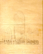 Münster. Inneres. Längshaus. 1836. Ansicht 565