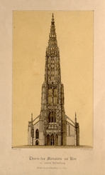 Münster. Westfassade. Um 1890. Ansicht 492