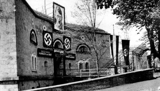 Zugang zum Konzentrationslager Oberer Kuhberg