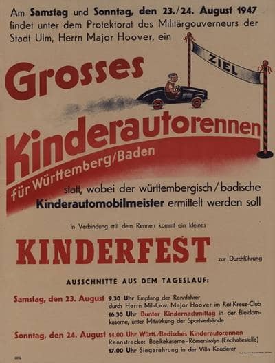 Plakat Kinderfest 1947