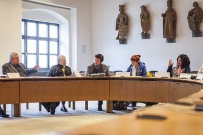 Jugendparlamentssitzung im Rathaus mit Oberbürgermeister Gunter Czisch, 21.1.2017