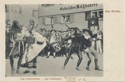 Fischertanz 1912, Postkarte
