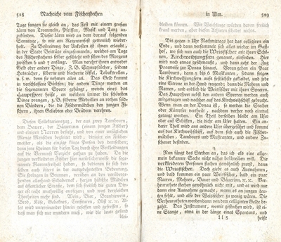 Philipp Wilhelm Gottlieb Hausleutner (Hrsg.) Schwäbisches Archiv, Bd. 1 „Nachricht vom Fischerstechen“ Stuttgart 1790, S. 528f 