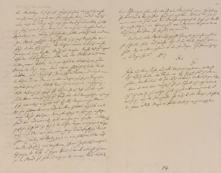 Brief von Konrad Dieterich Hassler aus Berlin an seine Ehefrau Margarete vom 24. März 1857