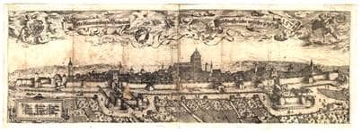 Ulm von Norden. 1570. Ansicht 6