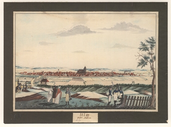 Ulm von Norden. Um 1812. Ansicht 94.