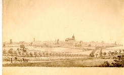 Ulm von Nordosten 1822. Ansicht 120