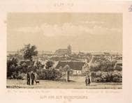 Ulm von Norden. Um 1860. Ansicht 166.