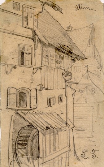 Blauviertel. Um 1850. Ansicht 302