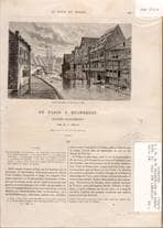 Blauviertel.Blick von der Steinernen Brücke nach Osten. 1862. Ansicht 370/4