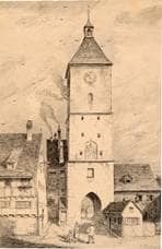 Gänstor von Innen. Um 1830. Ansicht 319