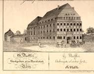 Gasthof "Zum Baumstark", Glöcklerstraße 7. Um 1821. Ansicht 705