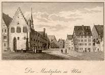 Marktplatz. Nordseite. Um 1820. Ansicht 375