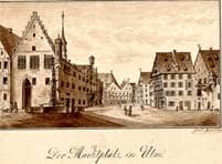 Marktplatz (Nordseite). Um 1820. Ansicht 378