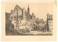 Marktplatz (Nordseite). Um 1820. Ansicht 629