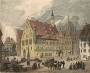 Marktplatz (Nordwestseite). 1869. Ansicht 665