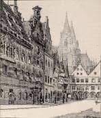 Marktplatz .Ostseite. Um 1930. Ansicht 958