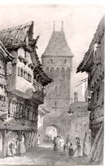 Metzgerturm von Norden. 1830. Ansicht 324
