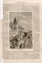 Metzgerturm von Südwesten. 1862. Ansicht 325/1