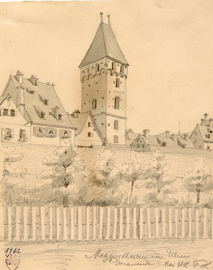 Der Metzgerturm von Süden. 1888, Ansicht 346