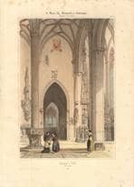 Münster. Seitenschiff. Neithartkapelle. Um 1850. Ansicht 599