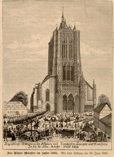 Münster. Westfassade. 1666 (1890). Ansicht 441