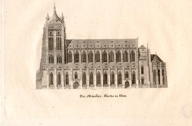 Südseite und Münsterturm. 1825. Ansicht 451