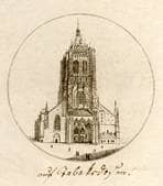 Münster. Westfassade um 1838. Ansicht 467