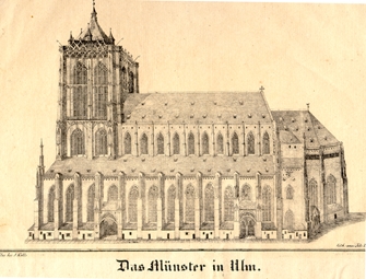 Münster. Südseite. Um 1850. Ansicht 486