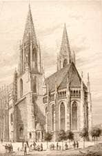 Münster. Chor und Querhaus von Südosten. Um 1880. Ansicht 508