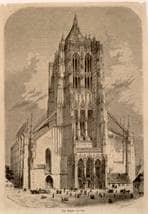 Münster. Westfassade. Um 1872. Ansicht 543