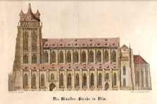 Münster Südseite. Um 1860. Ansicht 572