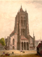 Münster. Westfassade. 1854. Ansicht 472.