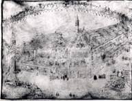 Rathaus mit Fresken. 1680. Ansicht 621
