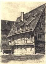 Schiefes Haus, Blick von Norden. Um 1930 (?). Ansicht 229