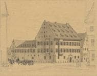 Kornhausgasse 1 - Haus Bürglen. Um 1837. Ansicht 706