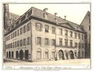 Münsterplatz 33 (Haus Klemm). Um 1870. Ansicht 733