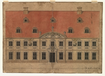 Das Deutsche Haus. Aufriß. 1718. Ansicht 603
