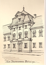 Deutschhaus. Fassade. 1904. Ansicht 732/1