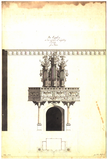 Dreifaltigkeitskirche. Orgel. 1828. Ansicht 1017