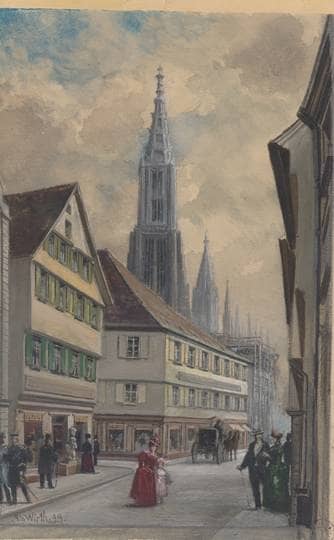 Hirschstraße Nr 6 und Nr. 4. 1899. Ansicht 392