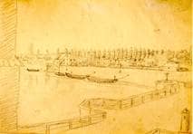 Donauinsel von Westen. 1819. Ansicht 905