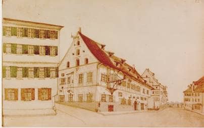 Herdbruckerstraße gegen SO. Um 1844. Ansicht 982