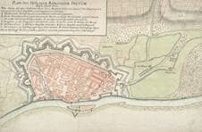 Stadtplan von 1702. F 1 Festungsplan Nr. 36