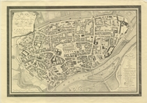 Stadtplan von 1808/1812. F 1 Stadtpläne Nr. 10