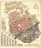 Amtlicher Stadtplan von 1891. F 1 Stadtpläne Nr. 36