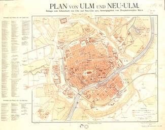 Amtlicher Stadtplan von 1902. F 1 Stadtpläne Nr. 50