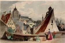 Blick von der Wilhelmshöhe zum Münster. Um 1840. Ansicht 138